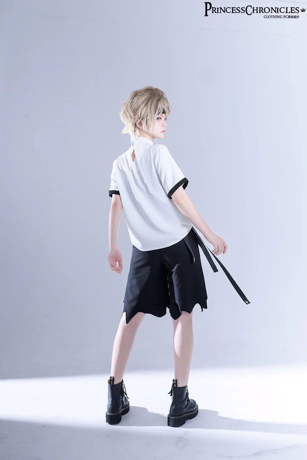 LueYingGuiTan - Ouji Lolita White Embroidery Shirt - Image 11