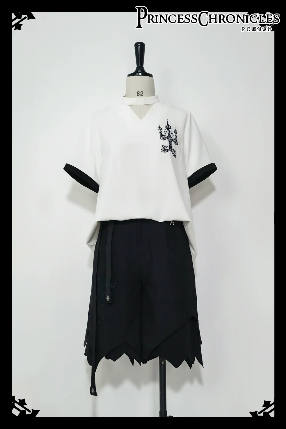 LueYingGuiTan - Ouji Lolita White Embroidery Shirt - Image 15