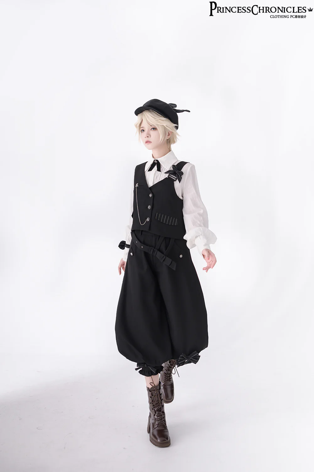 Secret Morning News - Vintage Ouji Lolita Vest Blouse Bloomers - Image 16