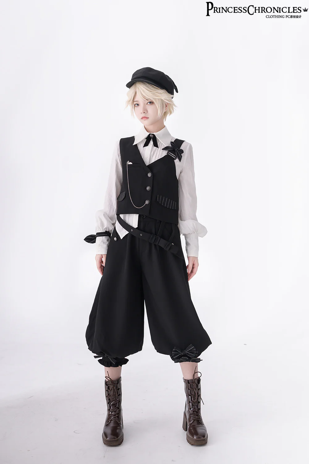 Secret Morning News - Vintage Ouji Lolita Vest Blouse Bloomers - Image 22