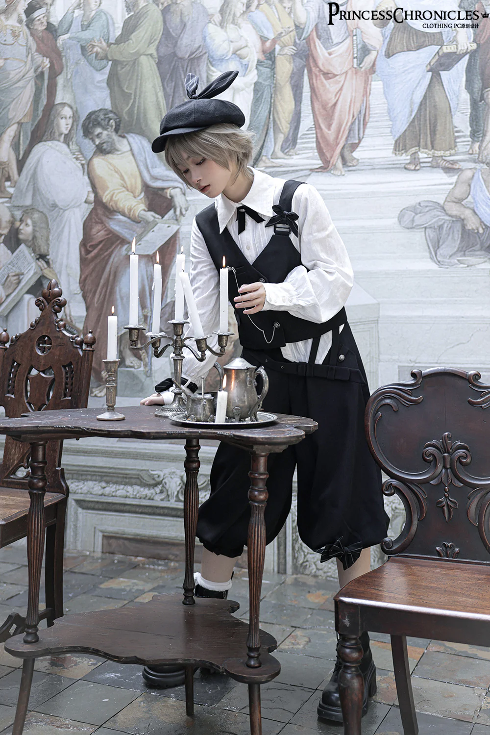 Secret Morning News - Vintage Ouji Lolita Vest Blouse Bloomers - Image 23