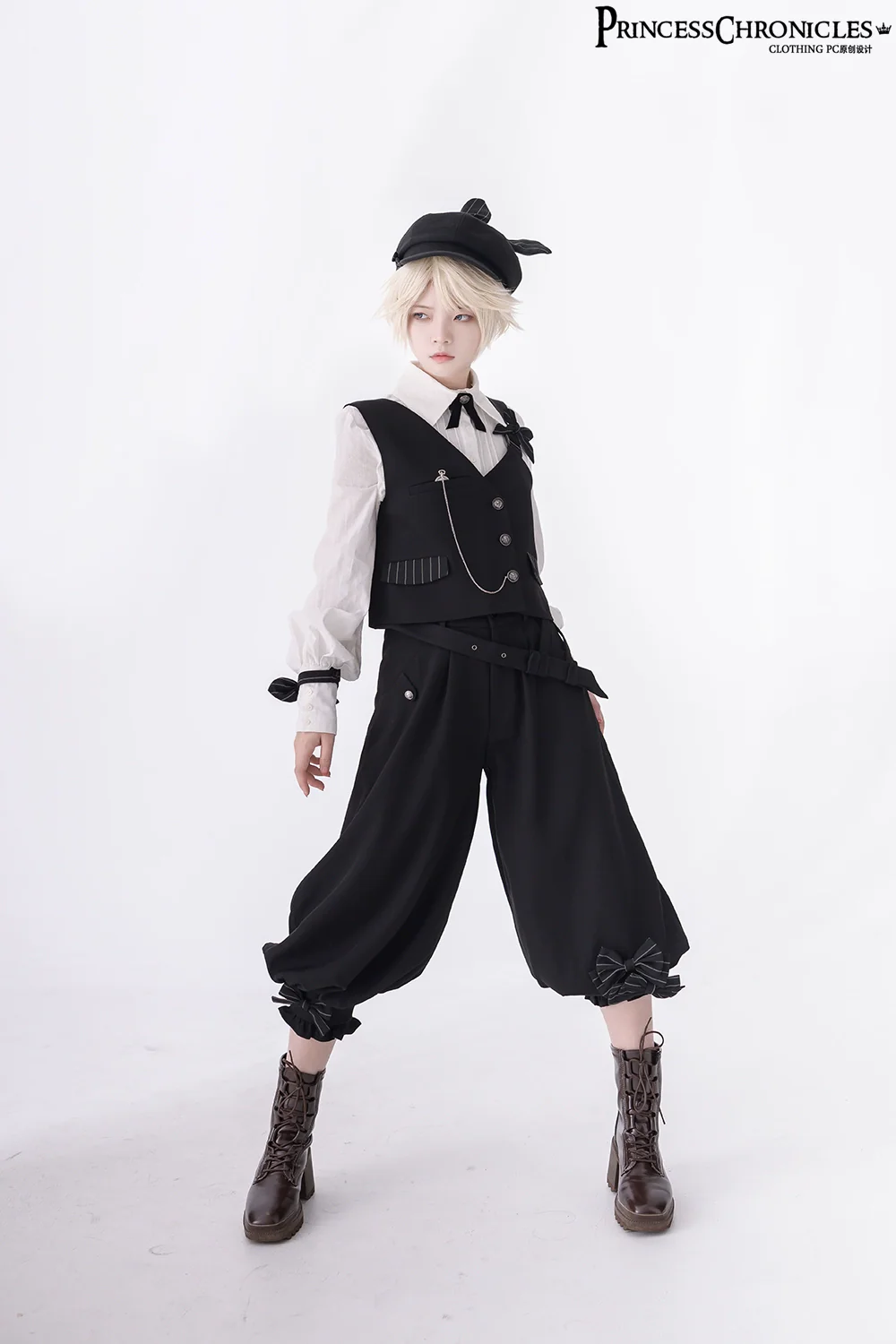 Secret Morning News - Vintage Ouji Lolita Vest Blouse Bloomers - Image 25