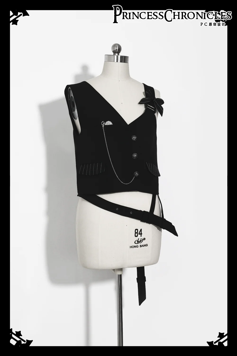Secret Morning News - Vintage Ouji Lolita Vest Blouse Bloomers - Image 6