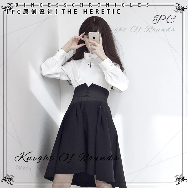 The Heretic - High Waist Gothic Lolita SK - Image 2