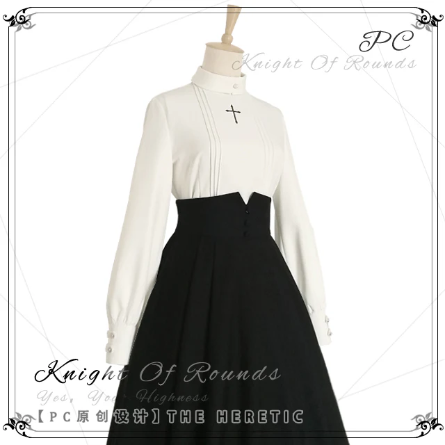 The Heretic - High Waist Gothic Lolita SK - Image 4