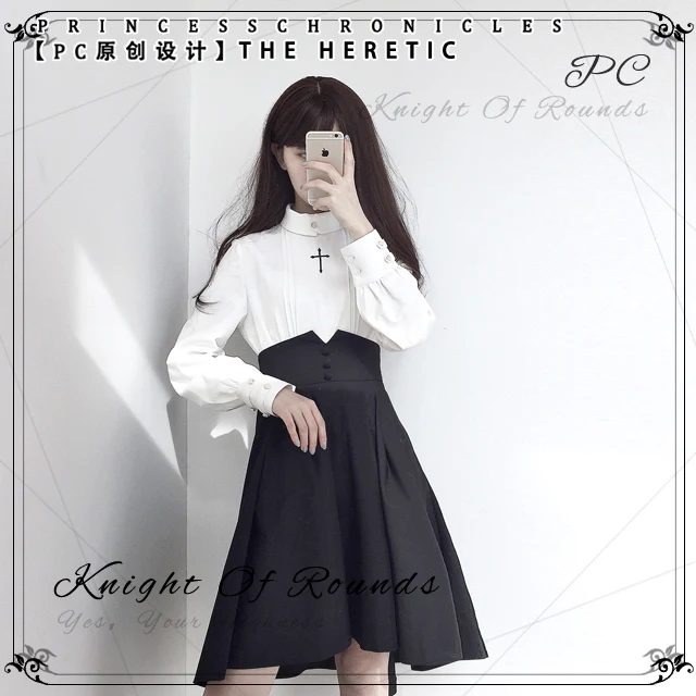The Heretic - High Waist Gothic Lolita SK - Image 7