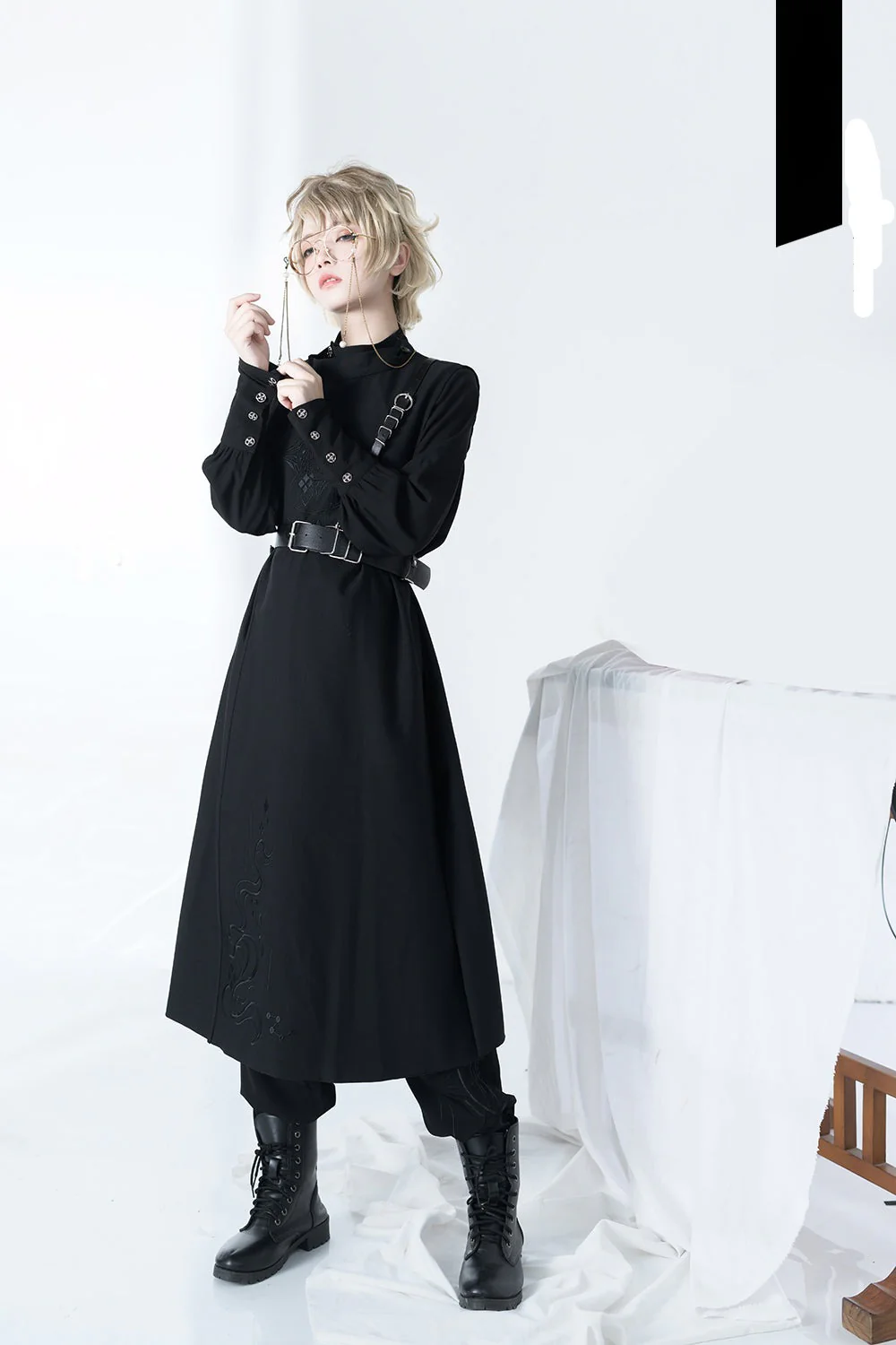 The Stars Change - Stand Collar Ouji Lolita Blouse - Image 5