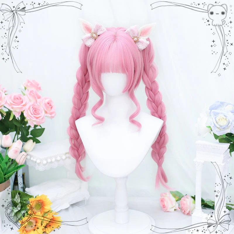 Dalao Home - Princess Lolita Blonde Wig with Ponytails - Image 14