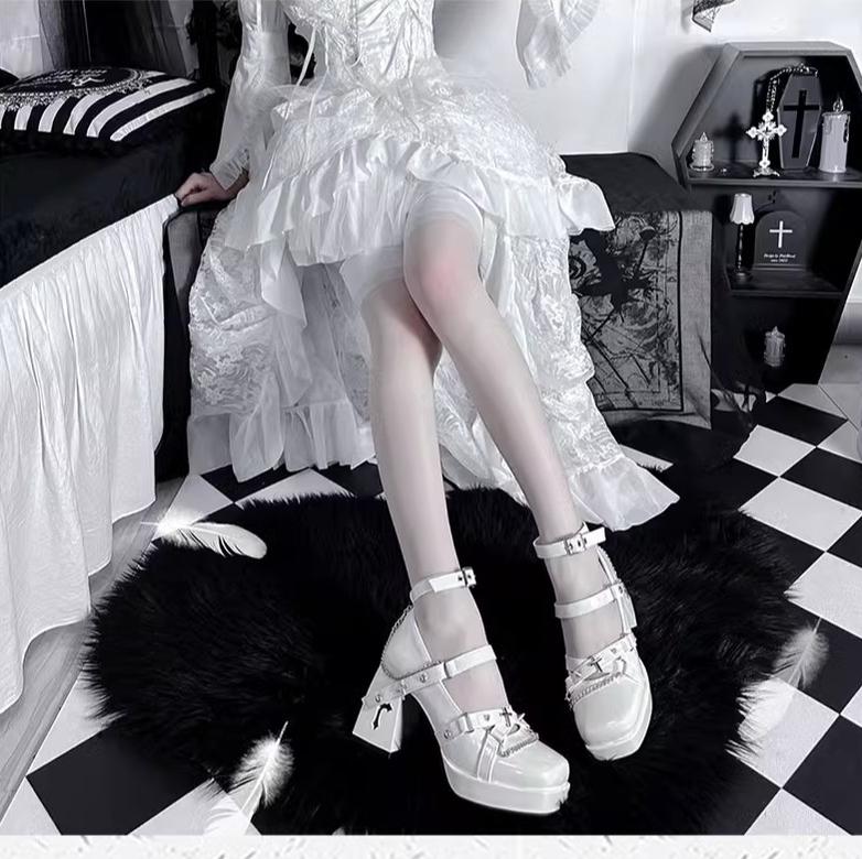 Witch's Night - Punk Lolita Heels Y2K Elegant Lolita Shoes - Image 16