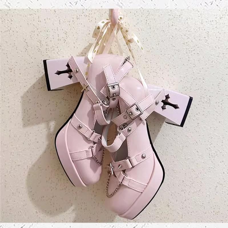 Witch's Night - Punk Lolita Heels Y2K Elegant Lolita Shoes - Image 21