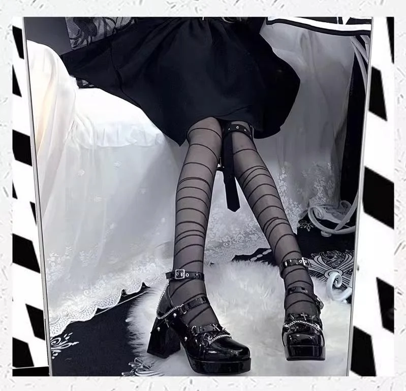 Witch's Night - Punk Lolita Heels Y2K Elegant Lolita Shoes - Image 6