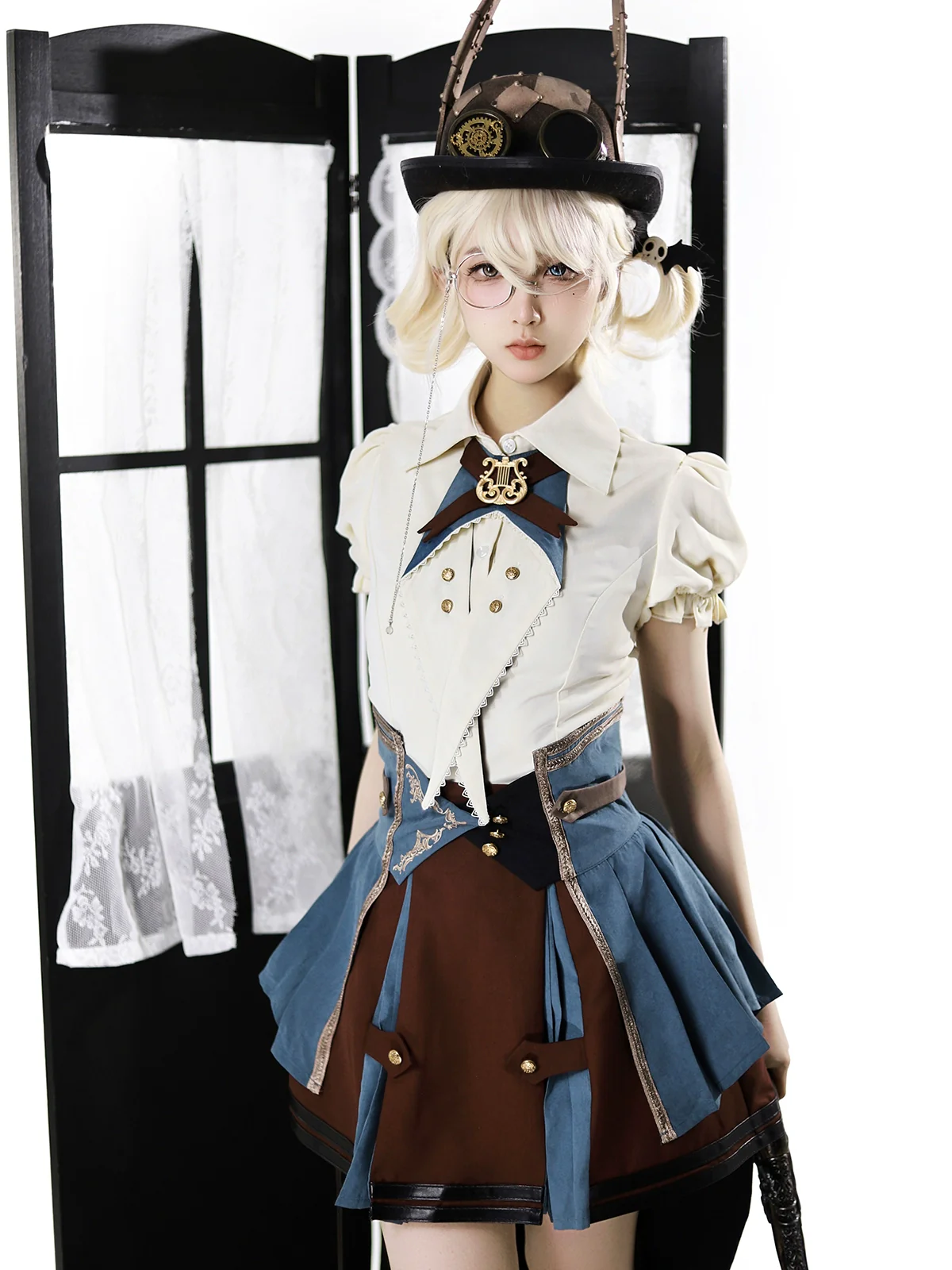 Fairyland Train Conductor - Punk Lolita Skirt Suit - Image 6