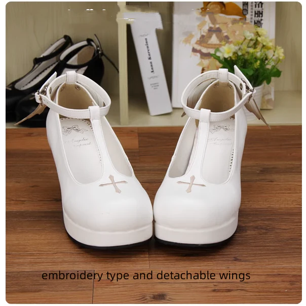 Angelic Imprint - Gothic Lolita Wings and Cross Shoes for Chistmas - Image 17
