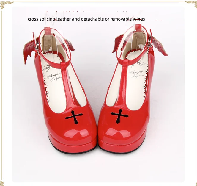 Angelic Imprint - Gothic Lolita Wings and Cross Shoes for Chistmas - Image 18