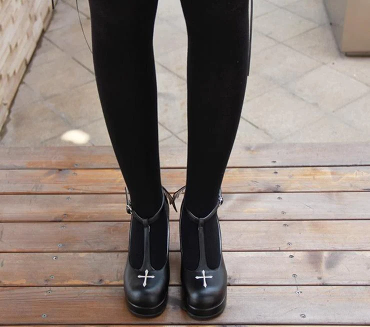 Angelic Imprint - Gothic Lolita Wings and Cross Shoes for Chistmas - Image 6