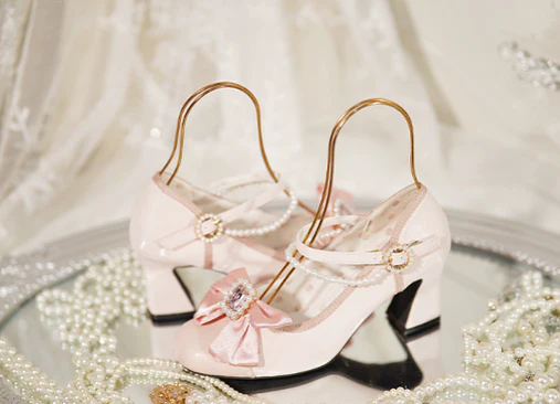 Transatlantic Love Poem - Sweet Elegant Lolita Mid-Heel Daily Shoes - Image 15