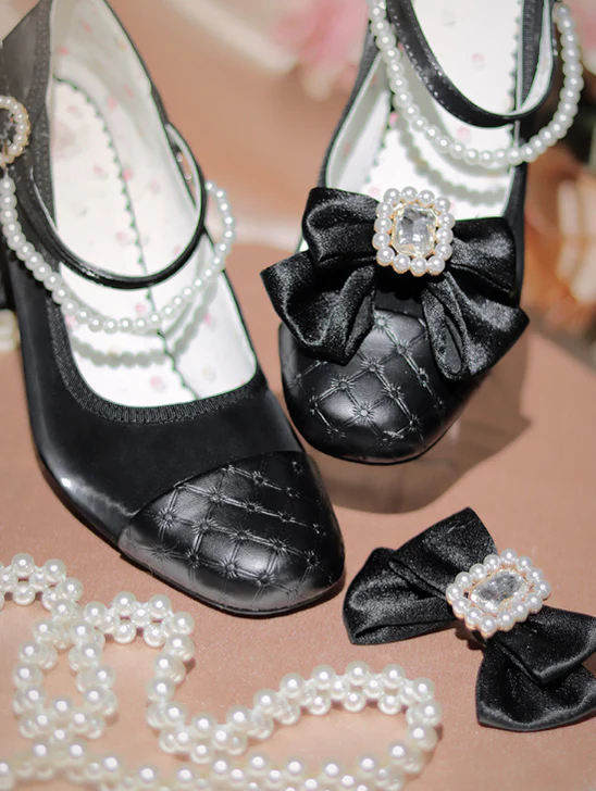 Transatlantic Love Poem - Sweet Elegant Lolita Mid-Heel Daily Shoes - Image 3