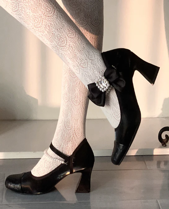 Transatlantic Love Poem - Sweet Elegant Lolita Mid-Heel Daily Shoes - Image 7