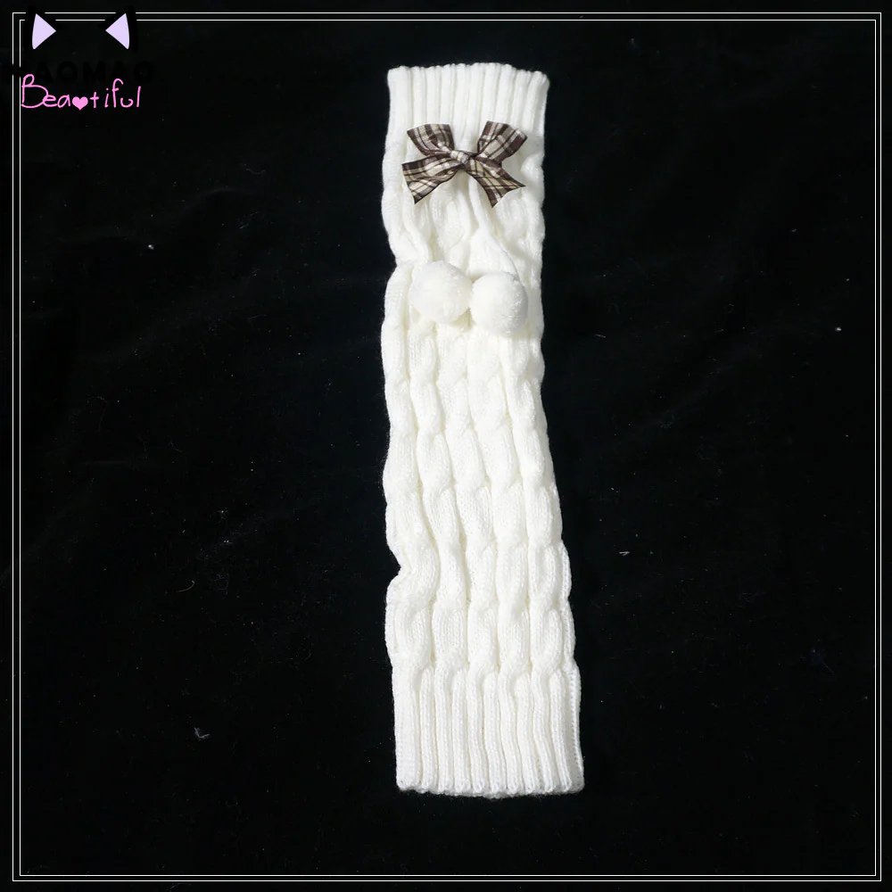 Kawaii Lolita Fluffy Rabbit Ears Leg Warmer - Image 12