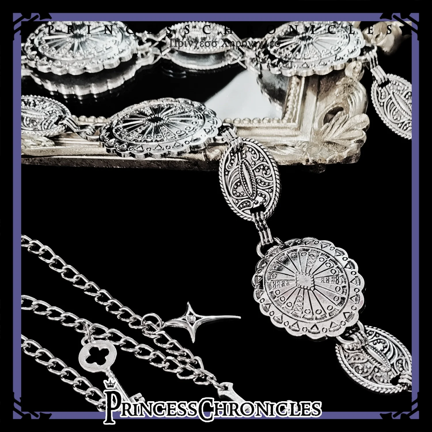 Rabbit Hunt 2.0 - Retro Ouji Lolita Metal Waist Chain - Image 4