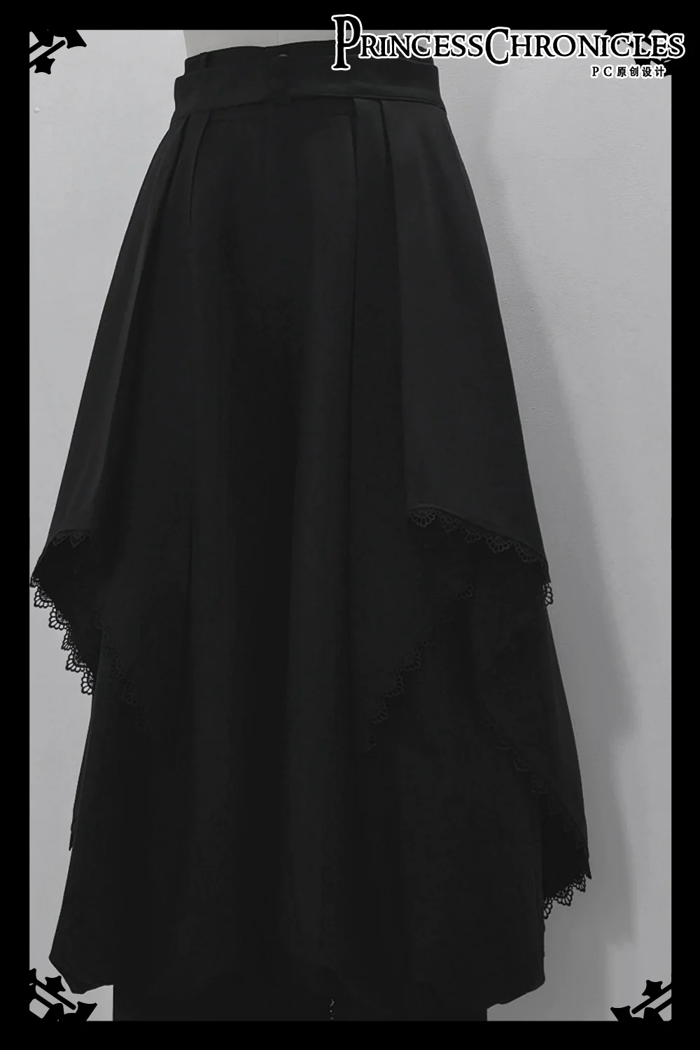Sorcerer's law - Retro Gothic Lolita Coat Black Ninth Pants - Image 25