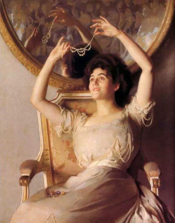 Manor Ball II - Retro Lolita Necklace Pearl Necklace - Image 6