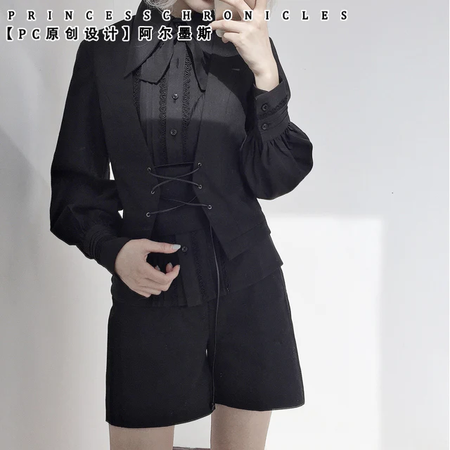 Retro Ouji Lolita Blouse Multicolors - Image 13
