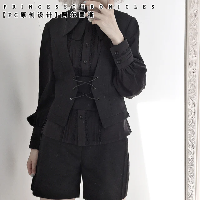 Retro Ouji Lolita Blouse Multicolors - Image 14