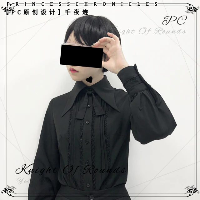 Retro Ouji Lolita Blouse Multicolors - Image 18