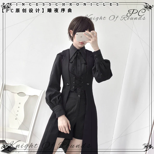 Retro Ouji Lolita Blouse Multicolors - Image 19