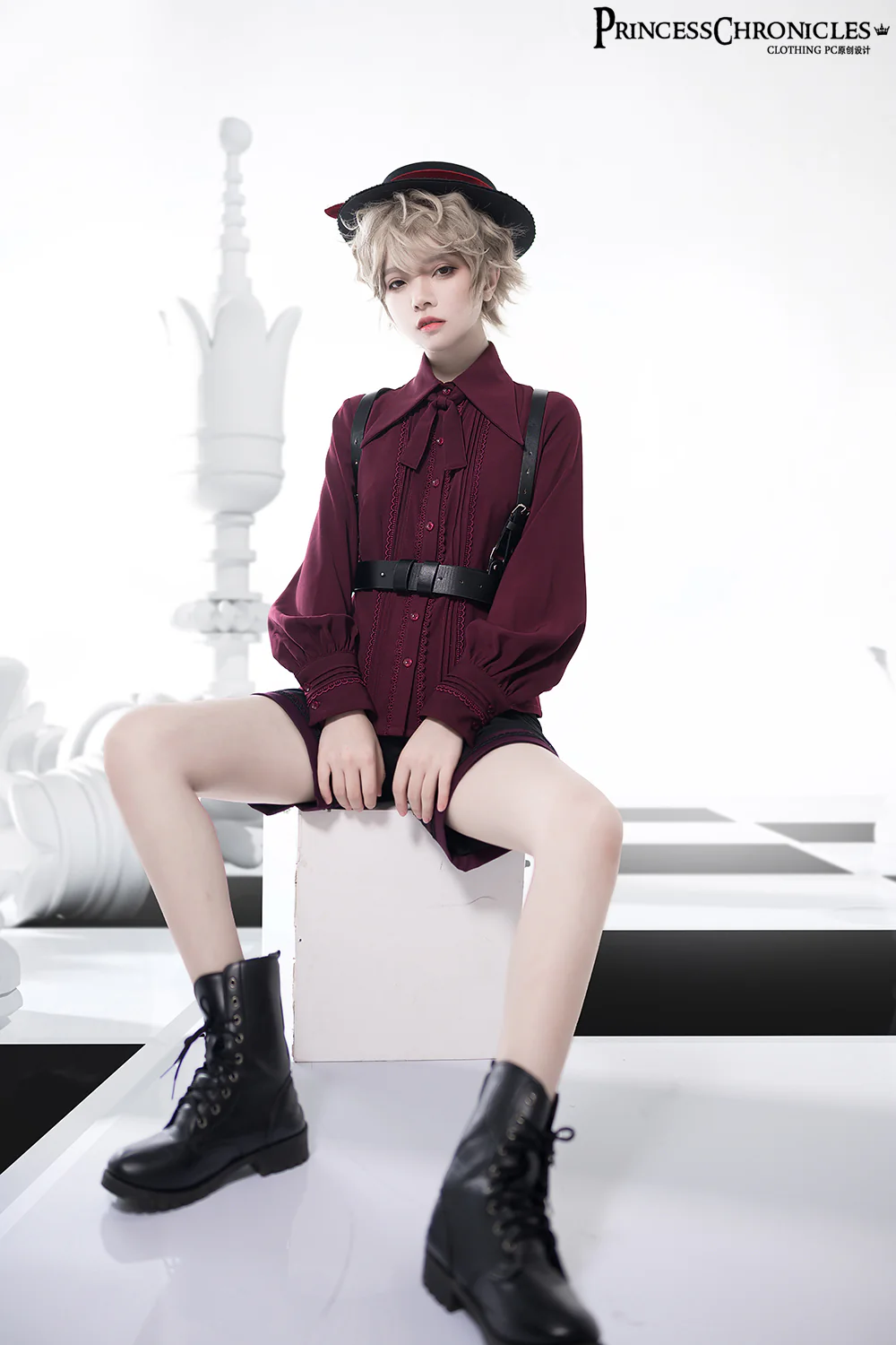 Retro Ouji Lolita Blouse Multicolors - Image 24