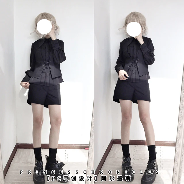 Retro Ouji Lolita Blouse Multicolors - Image 28