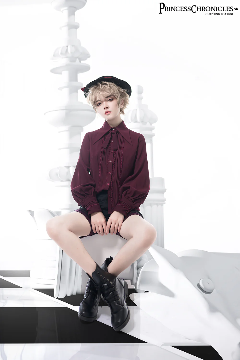 Retro Ouji Lolita Blouse Multicolors - Image 37