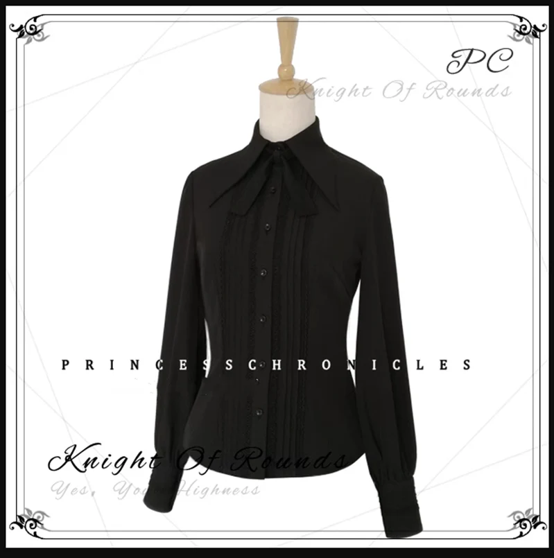 Retro Ouji Lolita Blouse Multicolors - Image 7