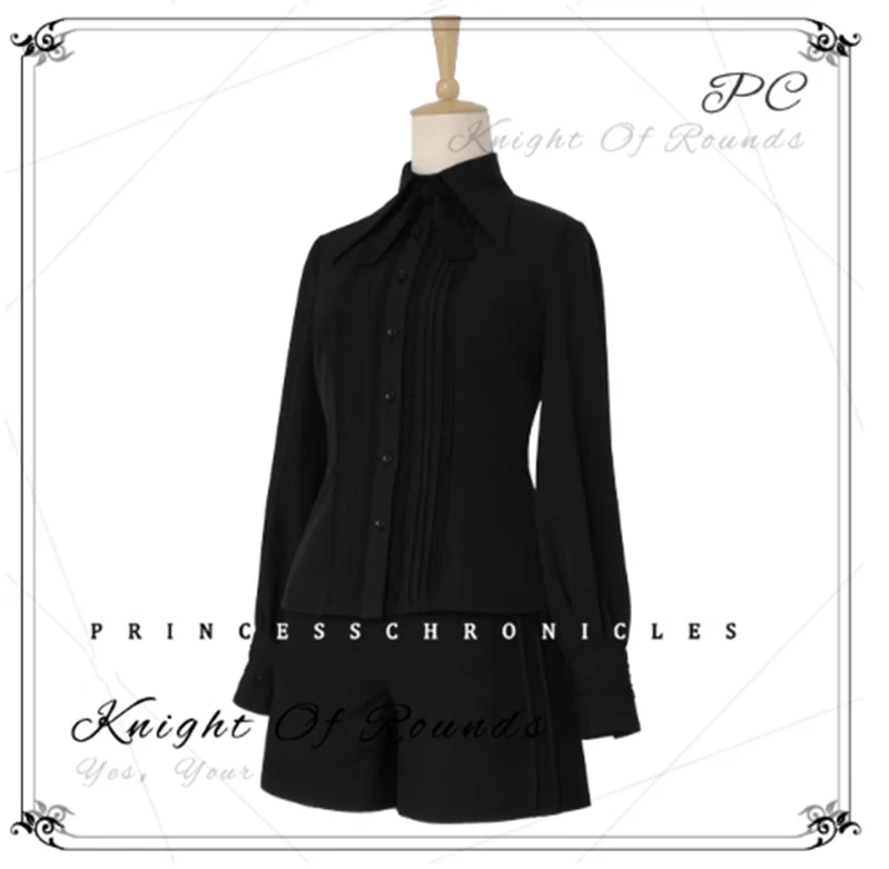 Retro Ouji Lolita Blouse Multicolors - Image 8