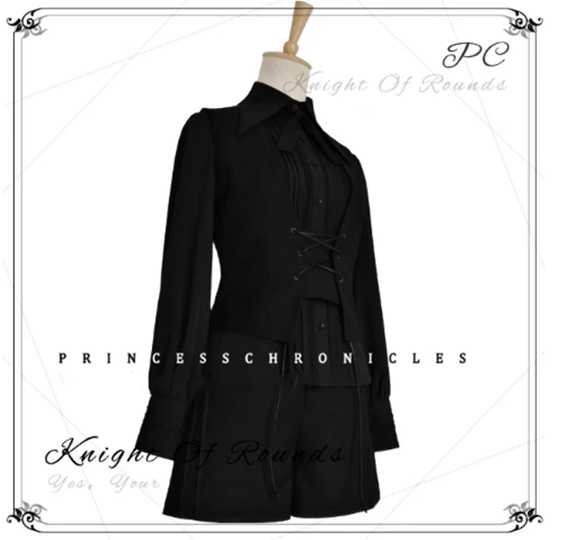 Retro Ouji Lolita Blouse Multicolors - Image 9