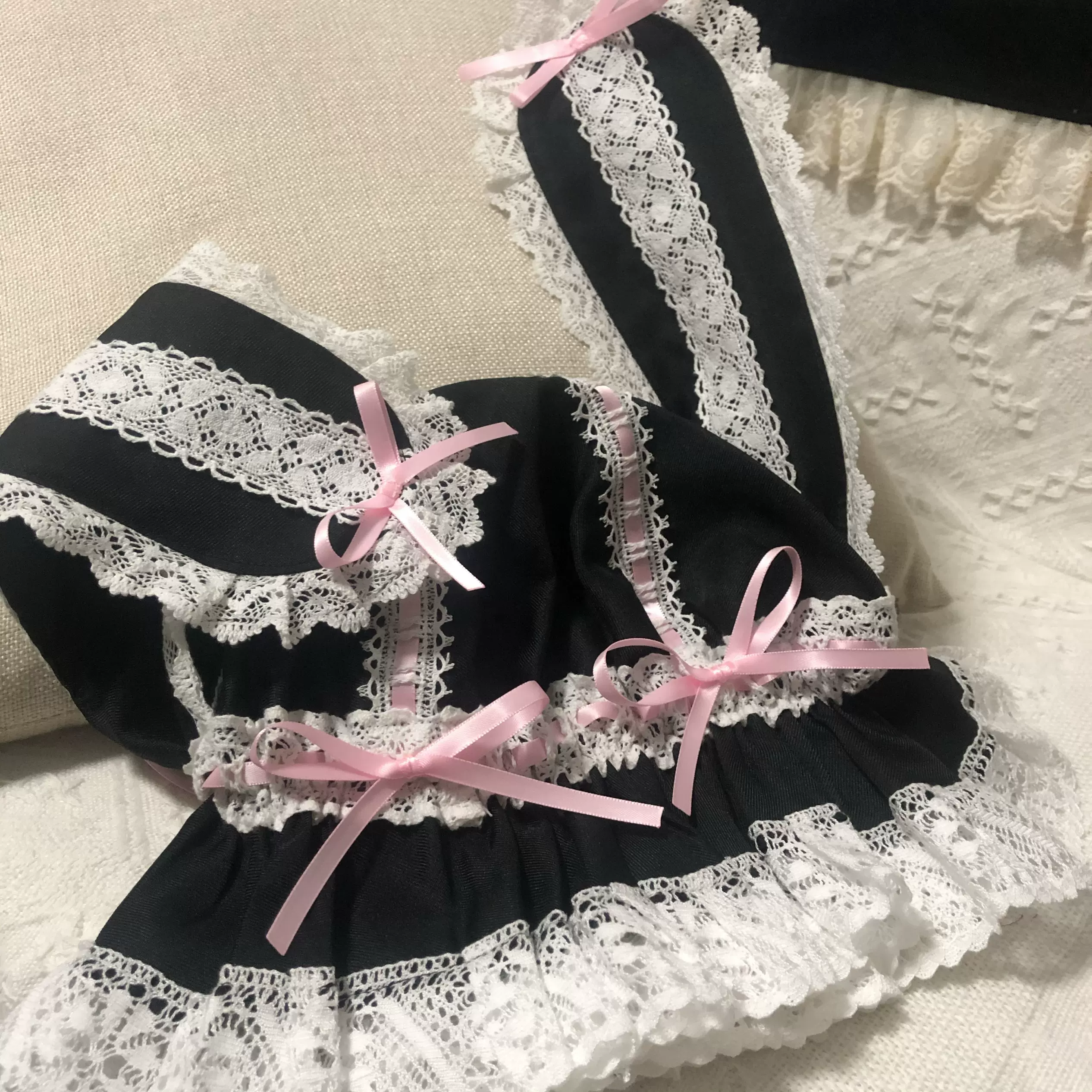 RococoHeroin - Handmade Lolita Bunny Hat Multiple Colors - Image 18