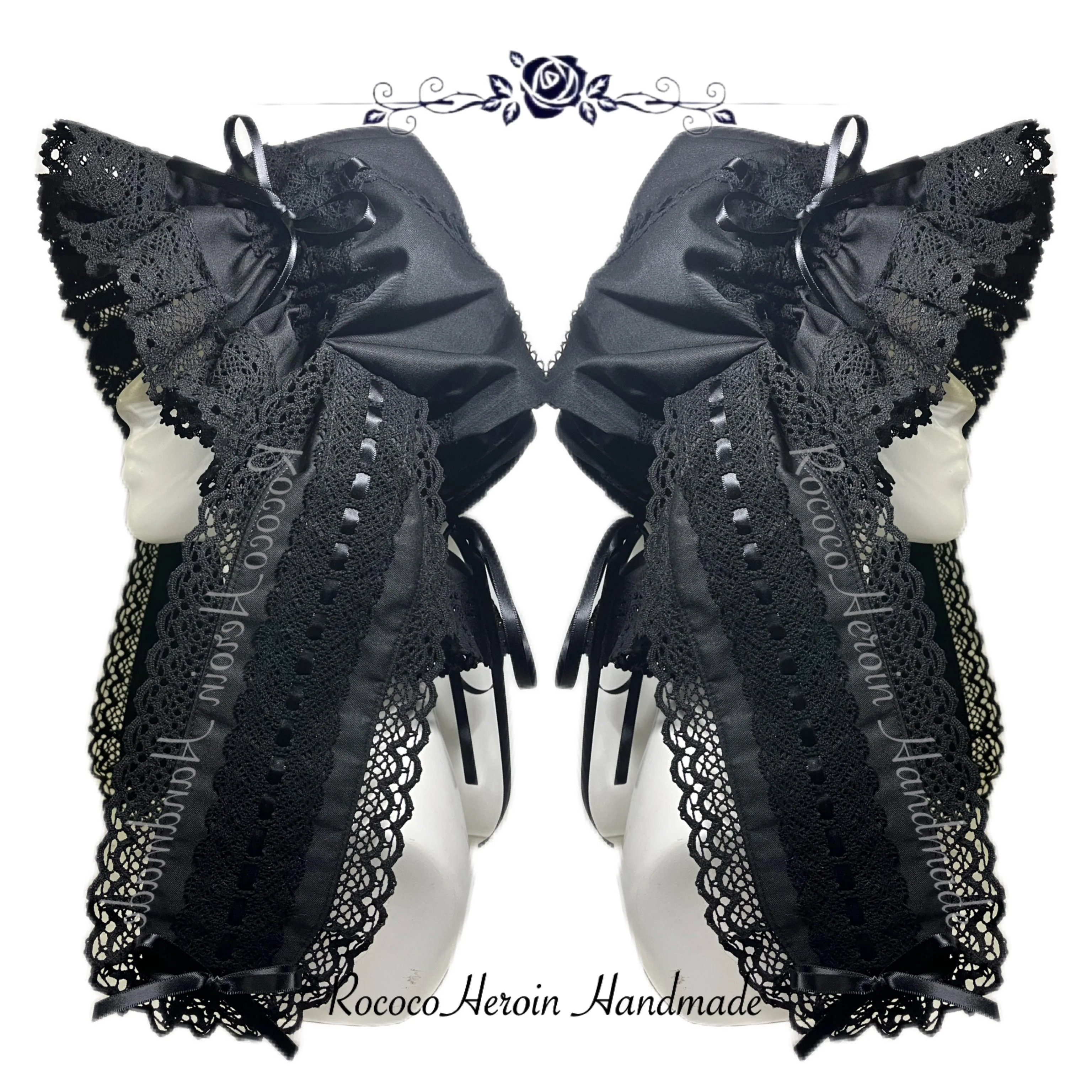 RococoHeroin - Handmade Lolita Bunny Hat Multiple Colors - Image 4