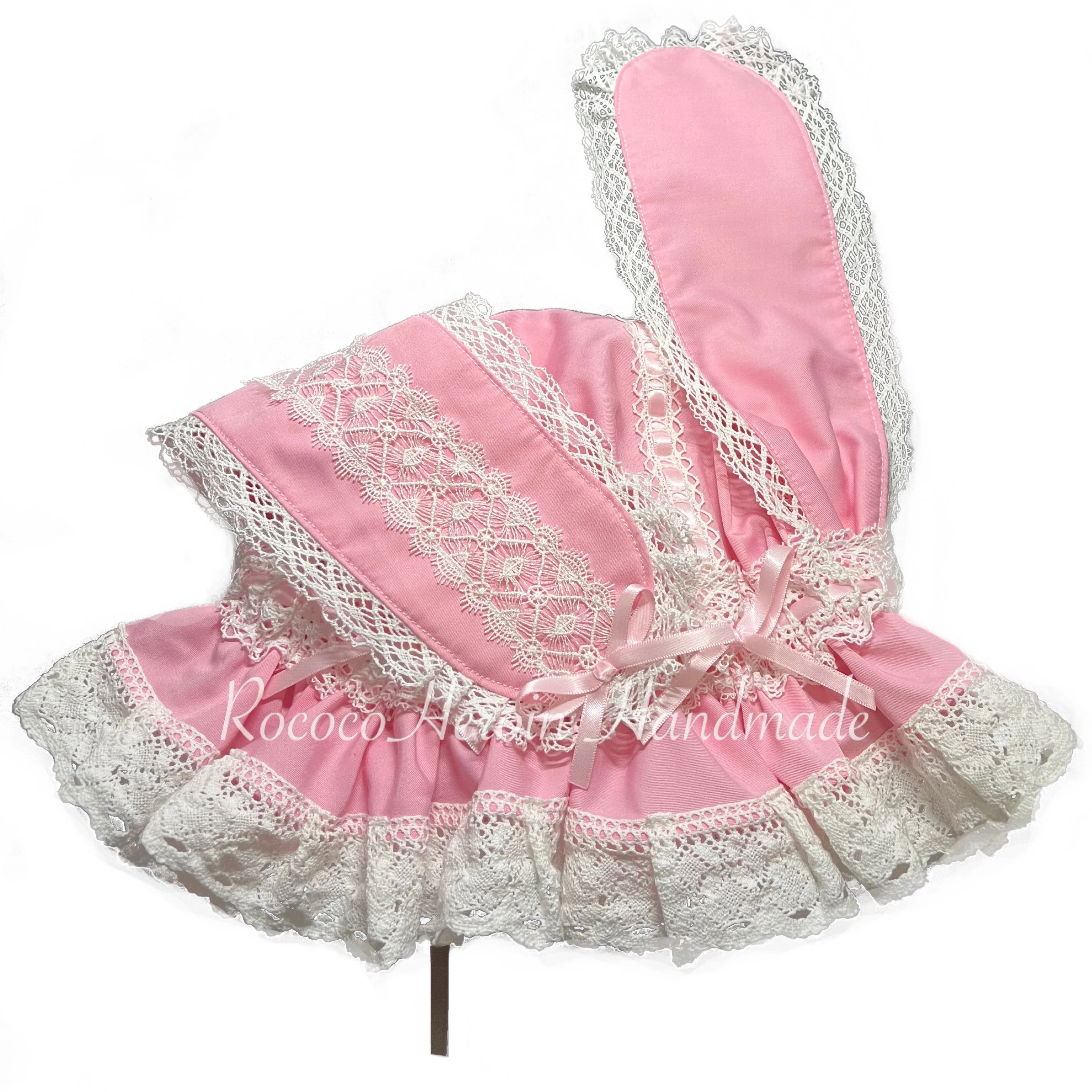RococoHeroin - Handmade Lolita Bunny Hat Multiple Colors - Image 8