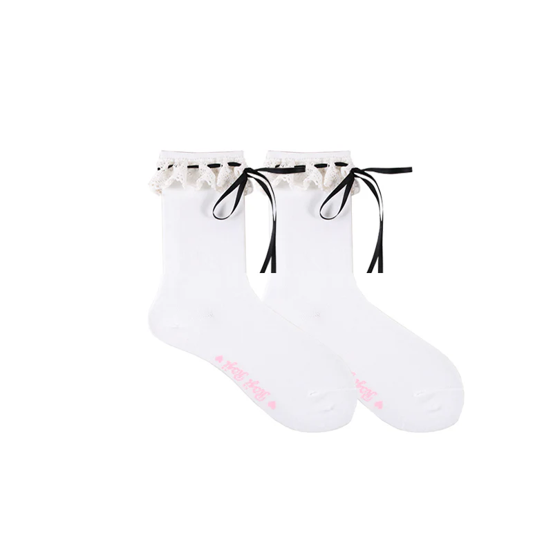 Isabella - Sweet Lolita Lace Mid-Calf Socks - Image 35