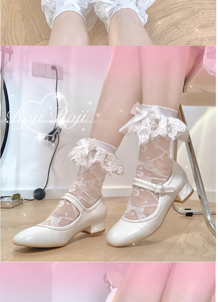 Roji roji - Lace Lolita Summer Short Socks - Image 11