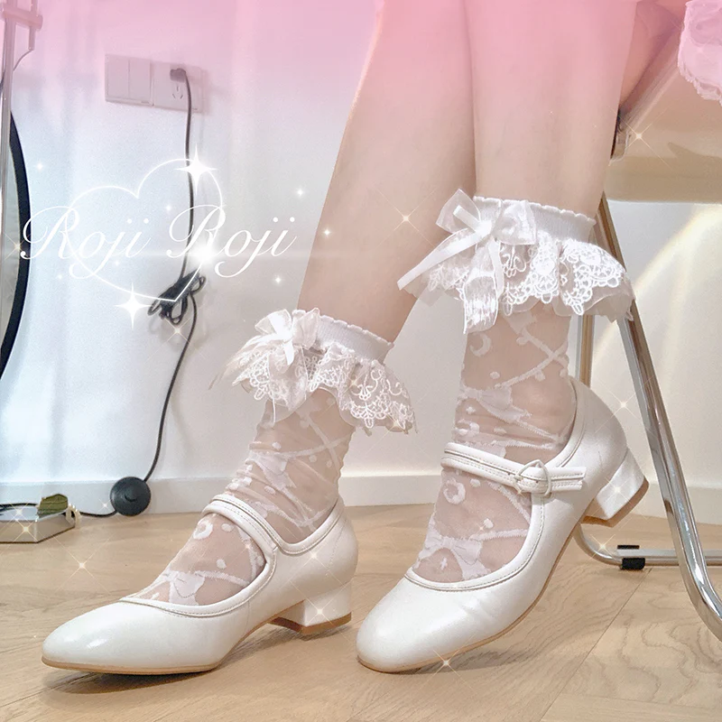 Roji roji - Lace Lolita Summer Short Socks - Image 4