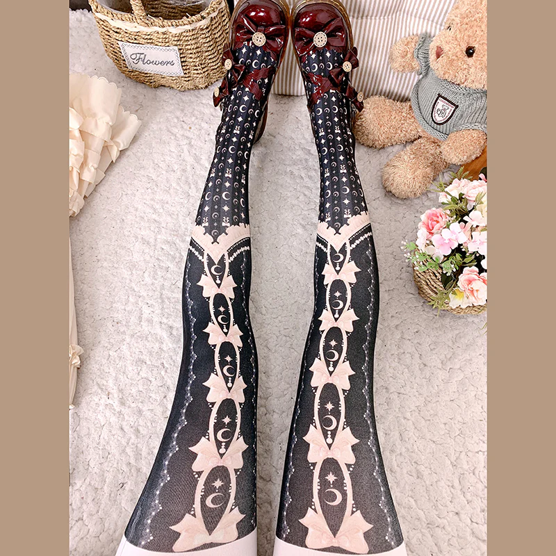 Kawaii 120D Velvet Lolita Tights Multicolors - Image 11