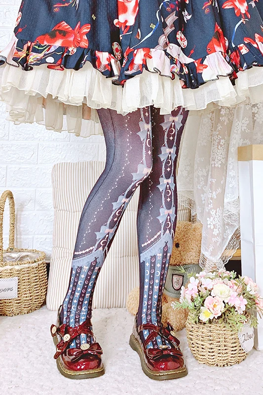 Kawaii 120D Velvet Lolita Tights Multicolors - Image 5
