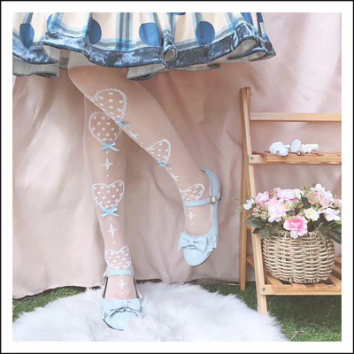 Roji roji - Super Thin Summer Lolita Knee Socks - Image 25