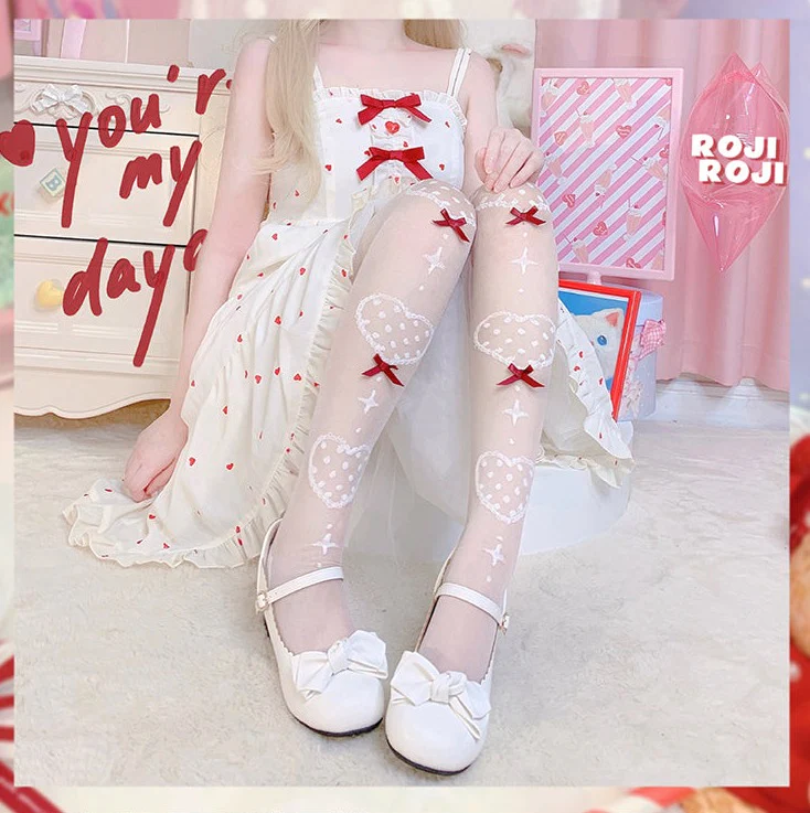 Roji roji - Super Thin Summer Lolita Knee Socks - Image 7