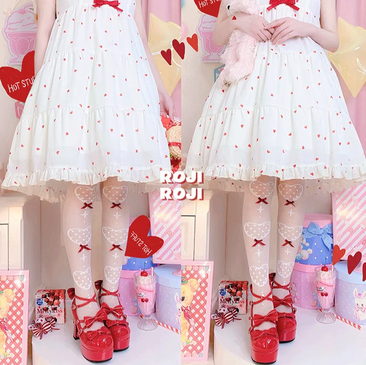 Roji roji - Super Thin Summer Lolita Knee Socks - Image 8