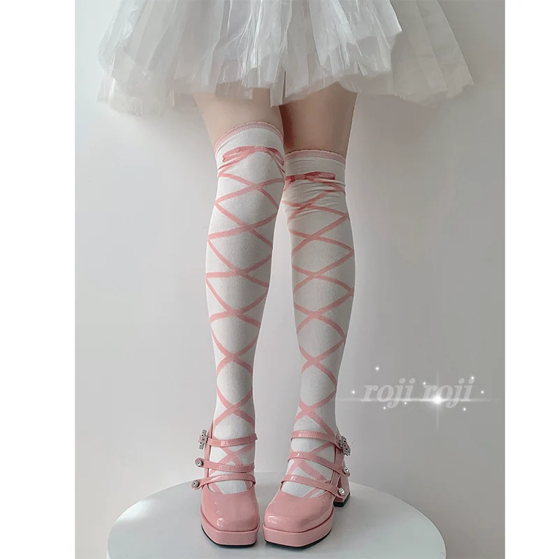 Sweet Lolita Cotton Mid-Calf Socks