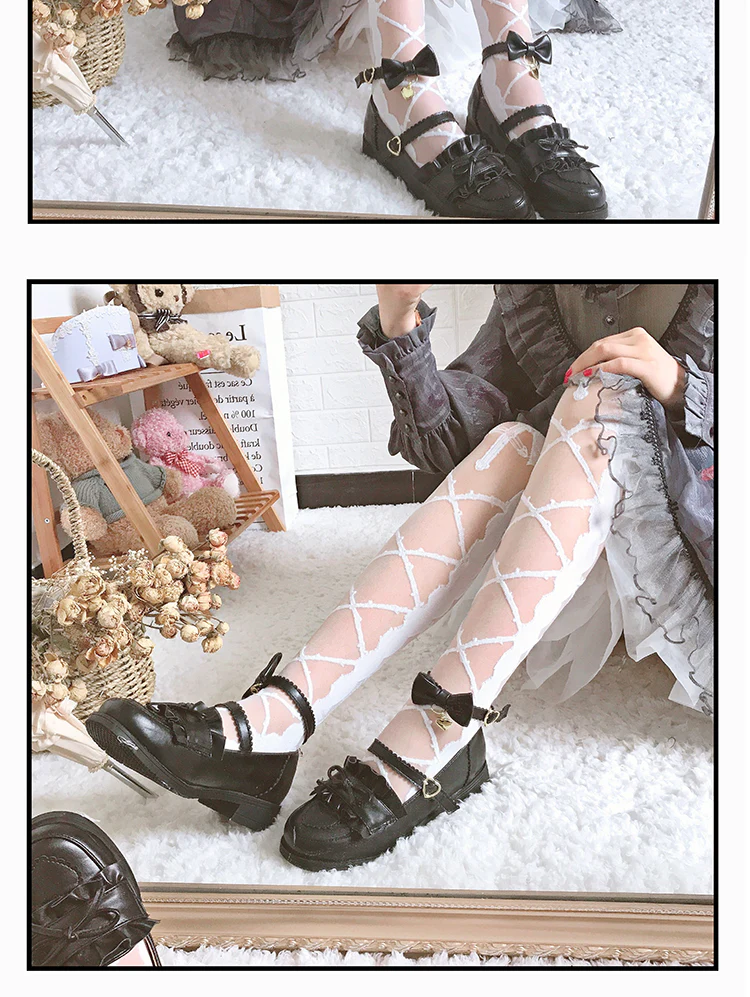 Thorn Kiss - Lolita Thigh Stockings Lolita Pantyhose - Image 10