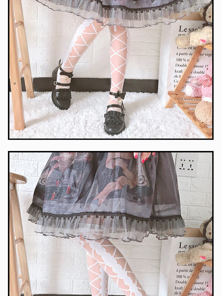 Thorn Kiss - Lolita Thigh Stockings Lolita Pantyhose - Image 12